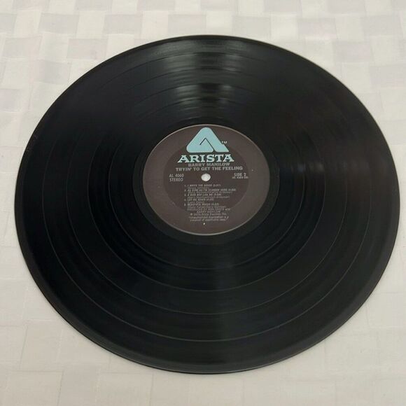 LP Vinyl Barry Manilow Tryin’ To Get The Feeling with Intact Dust Cover + Sleeve - Picture 5 of 6